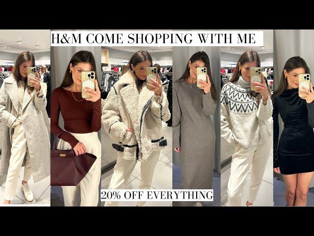 H&M COME SHOPPING WITH ME | NEW IN WINTER HAUL 2024