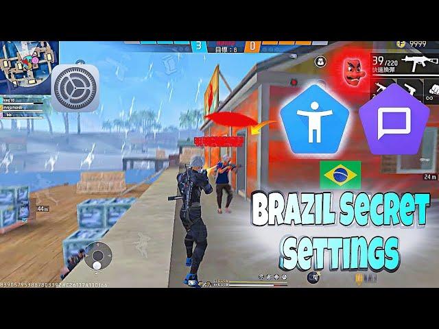 Free Fire Talk back & Switch Access Brazil  Player Secret Settings  Working #freefirebrasil