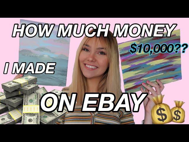 SELLING ART ON EBAY *i made HOW much???*