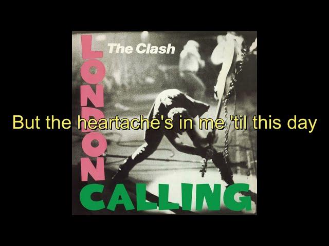 The Clash - Train In Vain (Lyrics)