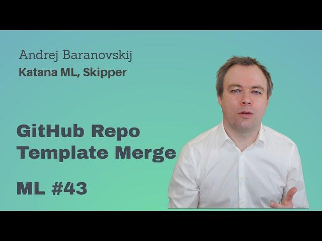 Merging GitHub Repo Template Changes