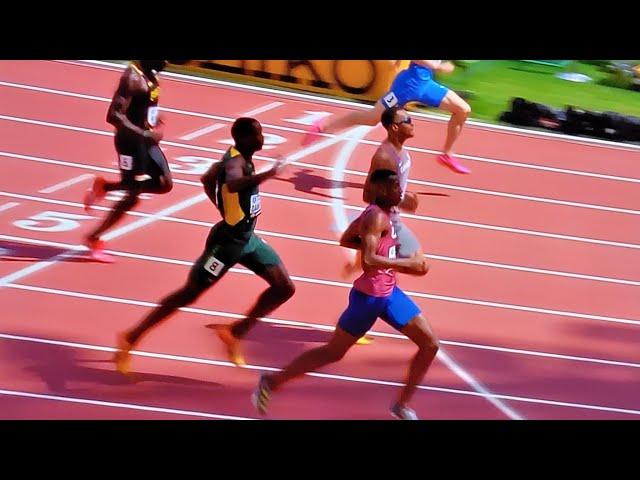 Erriyon Knighton DESTROY Andre De Grasse In 200m HEAT 6 At BUDAPEST WORLD CHAMPIONSHIP 2023