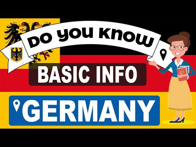 Do You Know Germany Basic Information | World Countries Information #67- General Knowledge & Quizzes