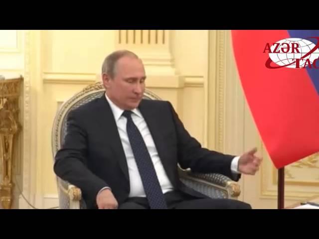 Состоялась встреча Президента Азербайджана Ильхама Алиева и Президента России Владимира Путина