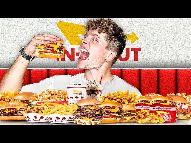 Eating The Entire In-N-Out Menu!