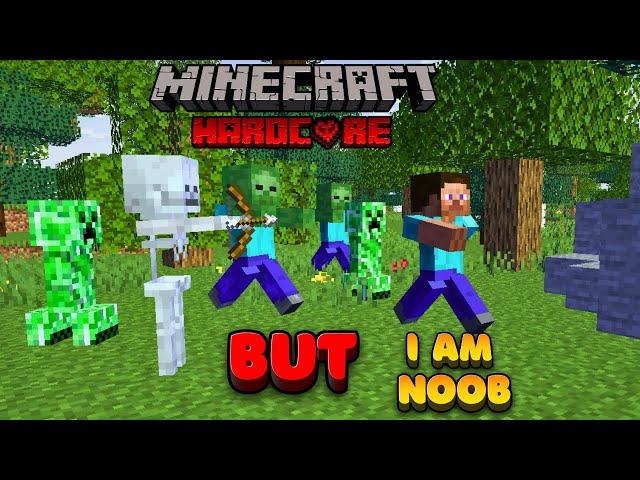 I Tried Minecraft Hardcore as a Noob… It Went Horribly Wrong! ‍️
