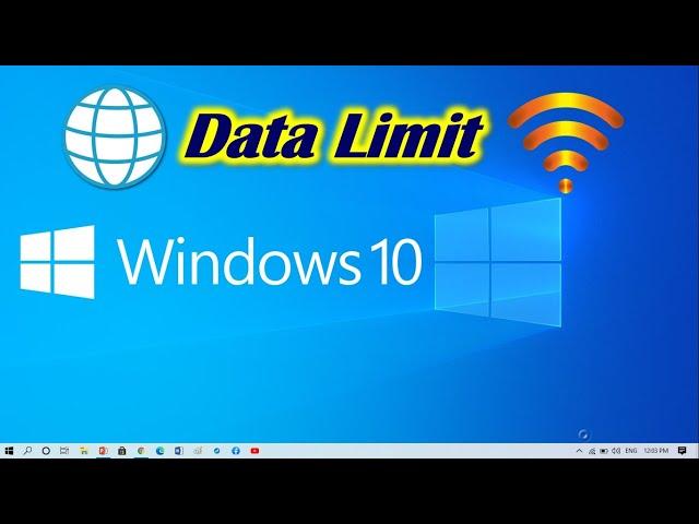 How to Set Data Limit on Windows 10