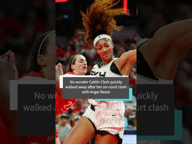 No wonder Caitlin Clark quickly walked away after her on-court clash with Angel Reese