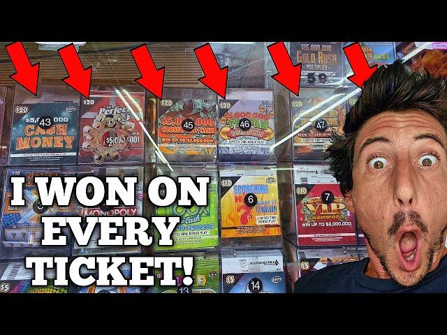 I Won On Every $20 Ticket in the Florida Lottery