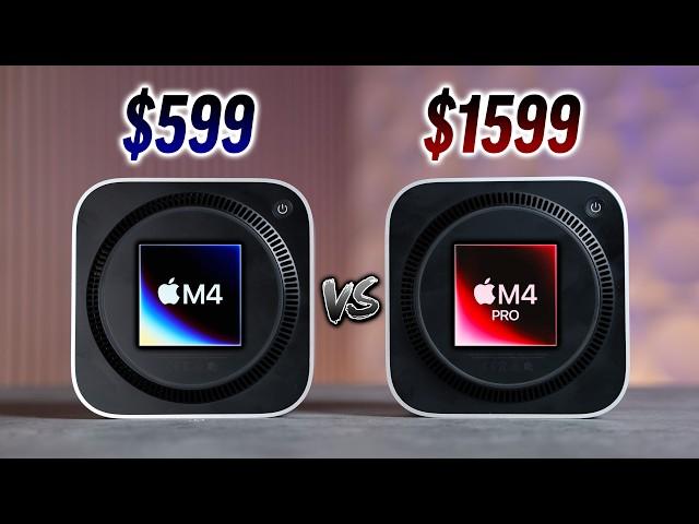 M4 vs M4 Pro Mac mini - HOW is the $600 mini THIS Good?!