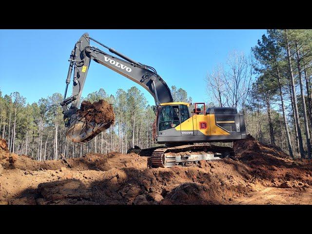 Cutting The Lot Level And Installing Silt Fence