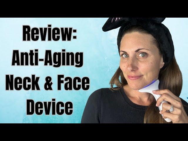 Neck & Face Massager Review and How To -Electric LED Anti-Aging Device