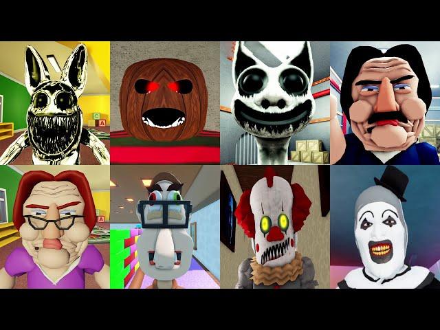 Roblox Scary Obby Walkthrough Zoonomaly Betty Nursery,Zoonomaly Barry Prison,Escape Freddy's Mansion