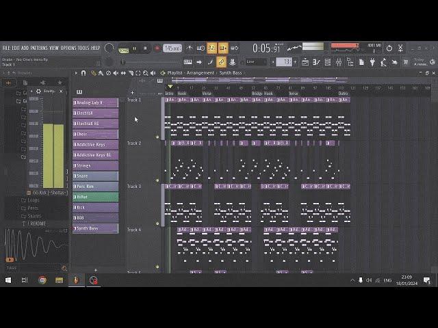 Making a Hard Trap Beat From Scratch on a random Friday Night