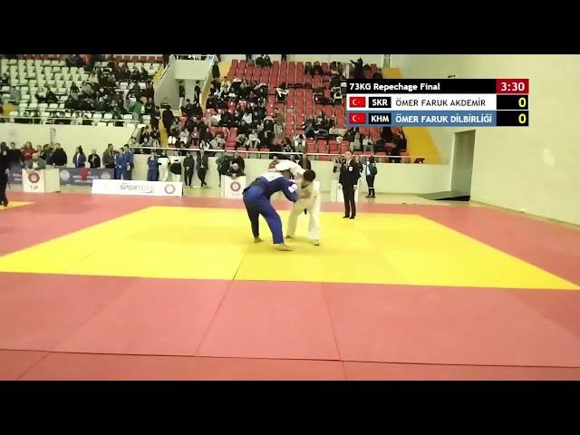 ÖMER FARUK AKDEMİR - ÖMER FARUK DİLBİRLİĞİ 73KG 2023 ÜMİTLER TÜRKİYE JUDO ŞAMPİYONASI OSMANİYE