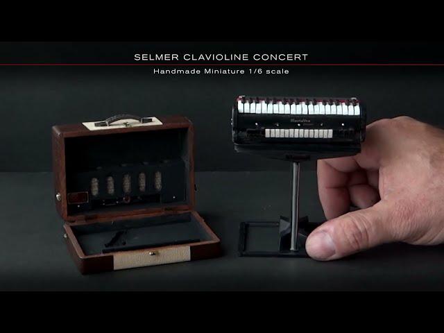 SELMER CLAVIOLINE CONCERT - Handmade Miniature 1/6 scale.