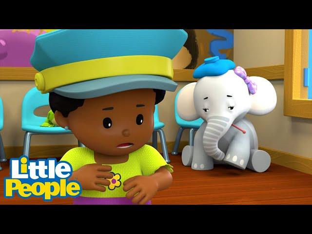 Little People | The Little Elephant is Sick, We Need to Help!  | Little People Fisher Price