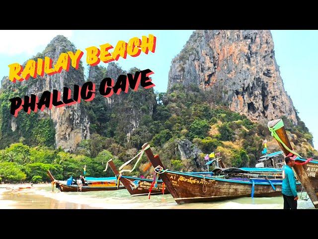 Railay Beach Phallic Cave Krabi Thailand