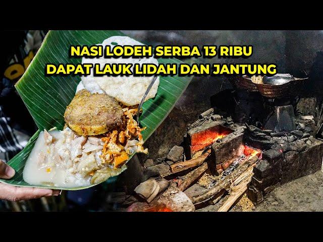 NASI LODEH LEGEND HARGA 8 RIBU! LAUK LIDAH DAN JANTUNG PALING CEPET HABIS!