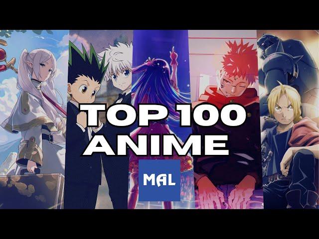 TOP 100 BEST RATED ANIME OF ALL TIME ON Myanimelist [Updated June 2024]