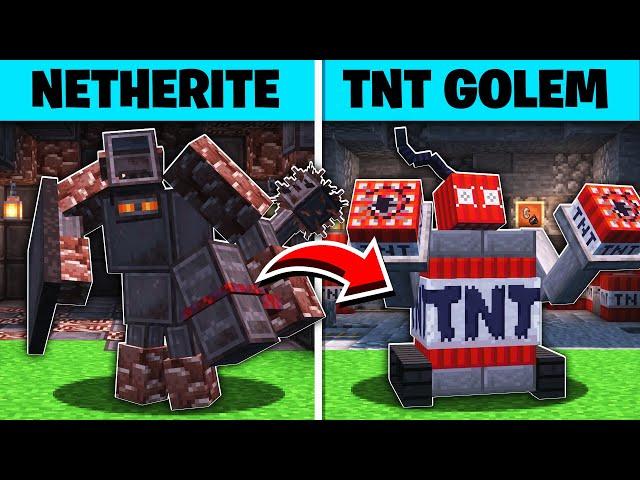 10 Golem Yang BELUM Pernah Kamu LIHAT di Minecraft