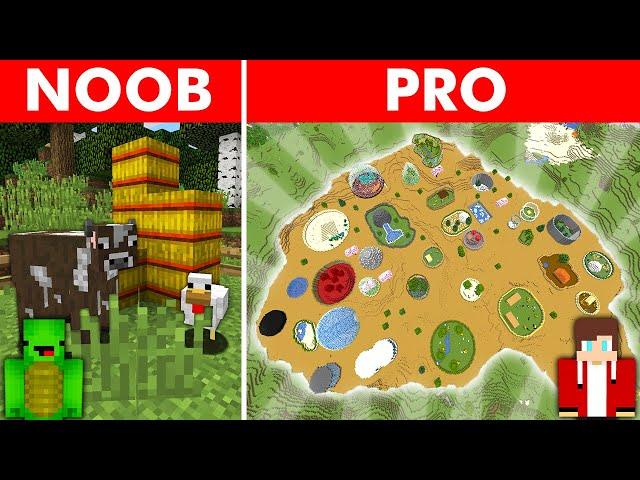 Minecraft NOOB vs PRO: ZOO BUILD CHALLENGE FOR EVERY ANIMAL