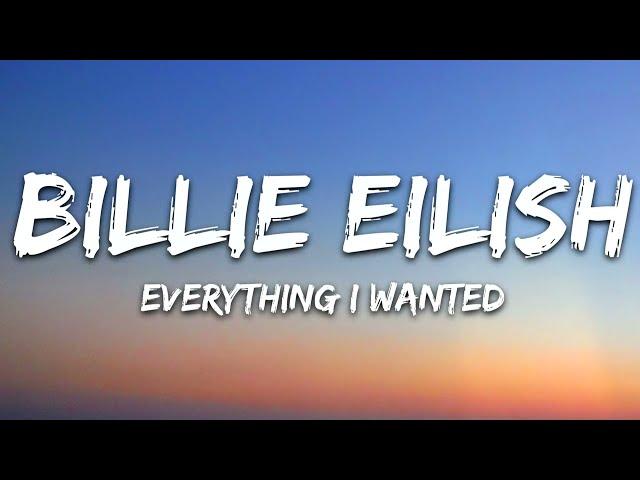 Billie Eilish - everything i wanted (Lyrics)