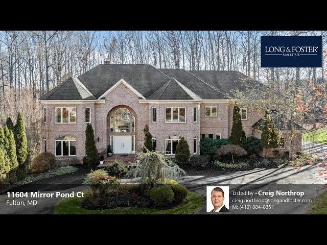 Sale: 8 Beds - 6 Baths - 9309 sq ft - Fulton - MD [$2,100,000] MLS #: MDHW2046924