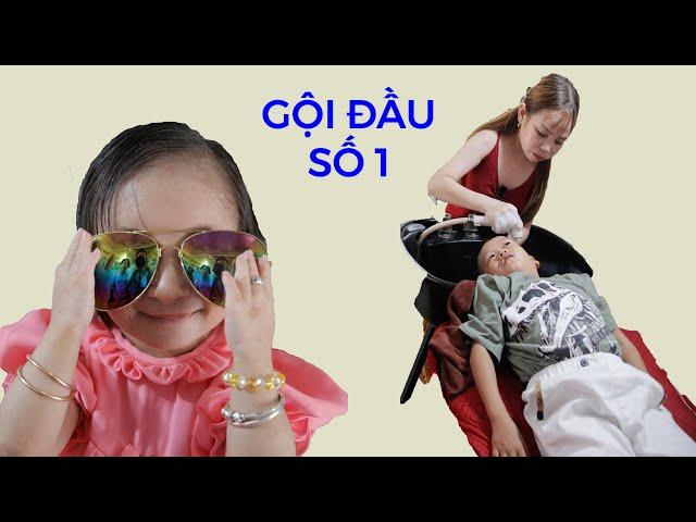 Cô nàng bé bỏng nhất VN cùng Huy Tí Hon đi gội đầu ở tiệm Cô Chủ Nhỏ II ĐỘC LẠ BÌNH DƯƠNG