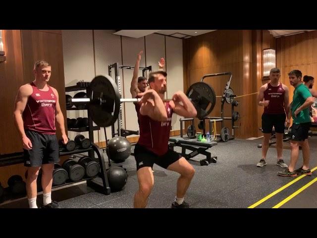 Irish Rugby TV: Ireland Men's 7s Gym Session in Hong Kong