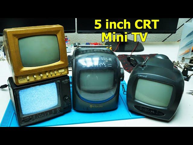 I Love Black & White Portable Mini Tv's