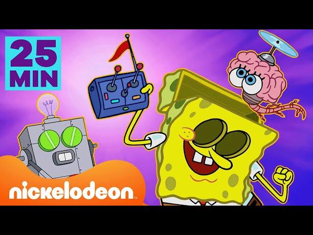 Губка Боб | 25 МИН. ВЕЛИЧАЙШИХ изобретений Губки Боба | Nickelodeon (Россия)