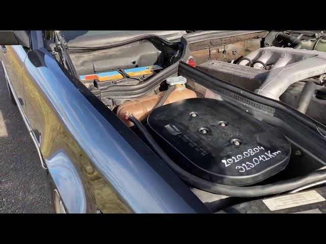 Mercedes-Benz 300D Turbo W124 walk around and engine check (1992)