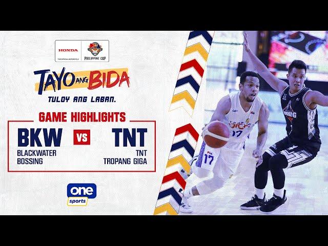 Blackwater vs TNT highlights | 2021 PBA Philippine Cup - Sept 1, 2021