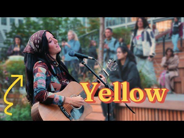 You Won't BELIEVE These VOCALS: A MUST-SEE Busker Performance! | Coldplay - Yellow