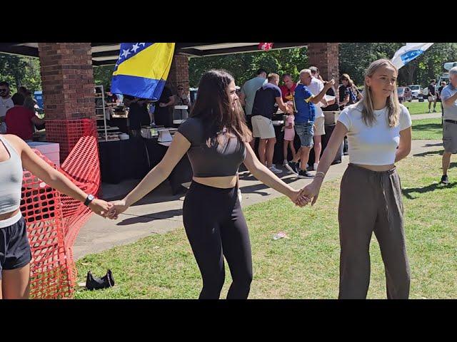 Kozarački Piknik Chicago 2024 & kolo 01/ 4.K by Bosanski Adeti.*#live#dance#vlog#music#video#bosnia