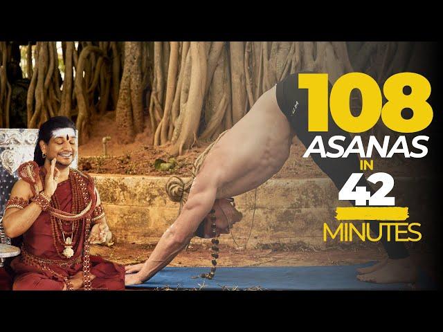 NITHYANANDA YOGA (PVK) || 108 Traditional Asana Sequence In Under 45 Minutes!