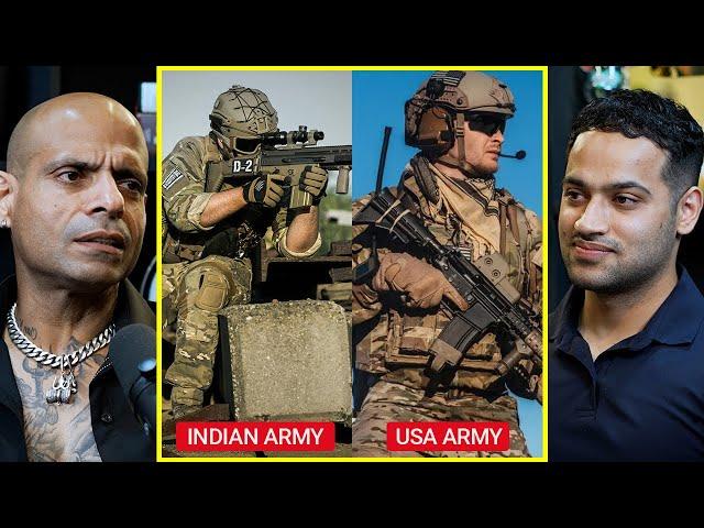 Indian Army Vs US Army - Which One Is Better? | Col. Shivender Kanwar | Raj Shamani Clips