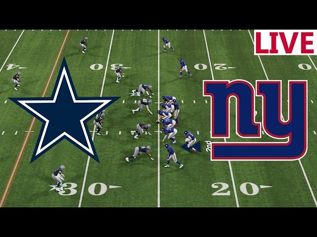 LIVE Dallas Cowboys  vs New York Giants  /NFL Week 4  /NFL SEASON 2025 /NFL Madden