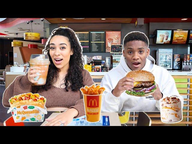 AMERICANS TRY FRENCH MCDONALD'S IN PARIS *RARE MENU ITEMS*