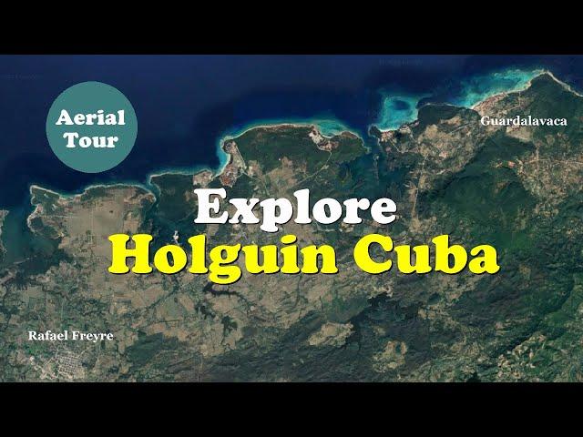 The location of HOTEL RESORTS and TOURIST ATTRACTIONS in HOLGUIN Cuba