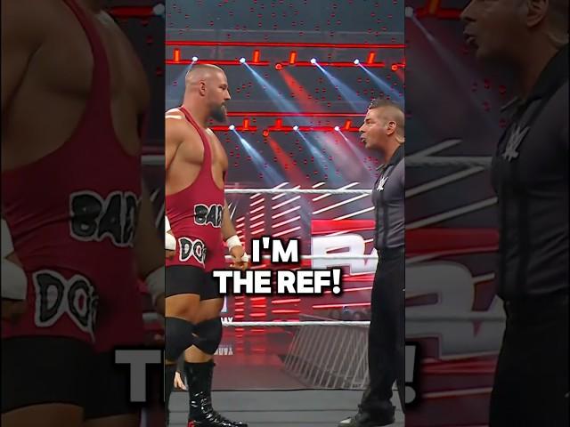 Honestly, good for the ref for standing up for himself! 