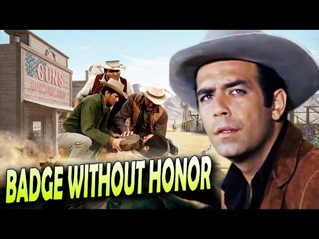 Badge Without Honor I AMERICAN Cowboy WESTERN  Dan Blocker, Michael Landon Cine classic show 2024