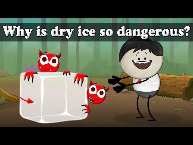 Why is dry ice so dangerous? | #aumsum #kids #science #education #children