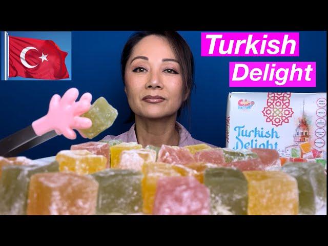 FIRST TIME TRYING AUTHENTIC TURKISH DELIGHT- CANDY REVIEW!