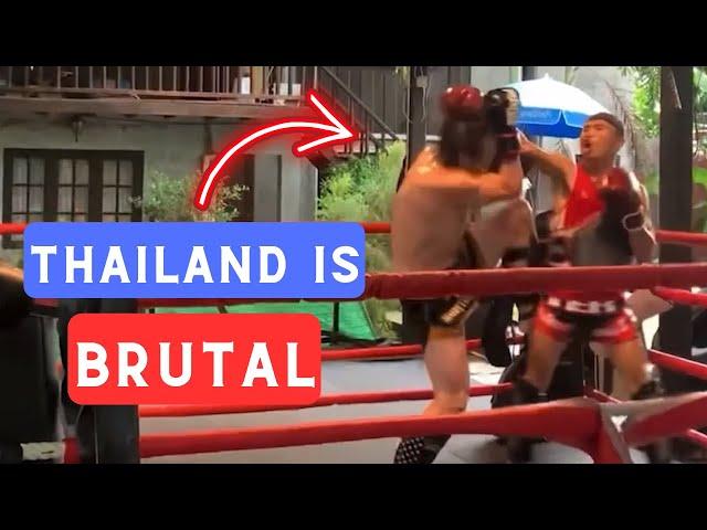 TRAINING for a MUAY THAI FIGHT  in THAILAND! What's it Like!?