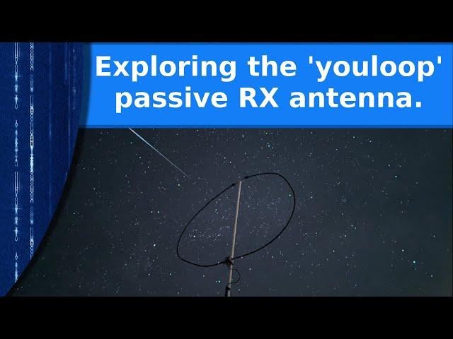 Ham Radio - Exploring the youloop passive RX antenna.