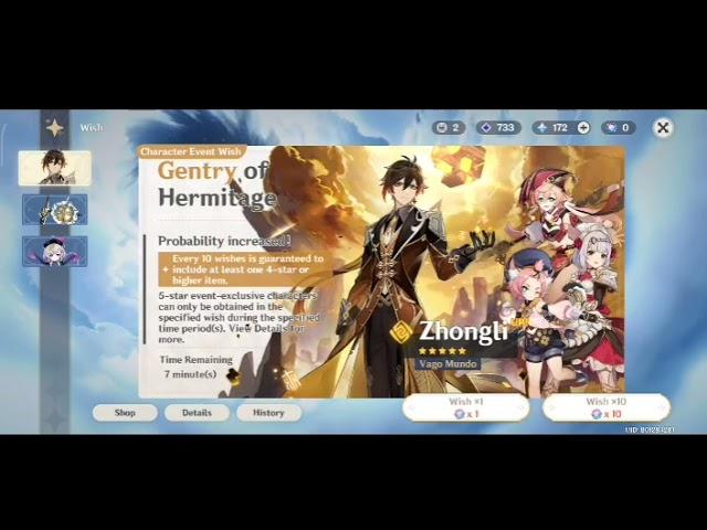 My Last Pull For Zhongli..... and this what Happen