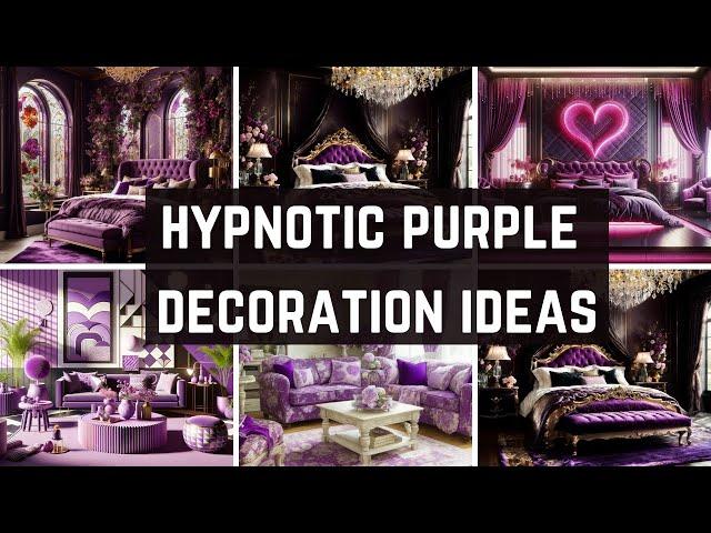 100 Hypnotic Purple Home Decor Interior Design Ideas for 2024