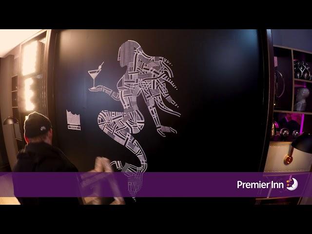 Premier Inn Hamburg City (Zentrum) Grand Opening Party Time Lapse Art Performance LIVE